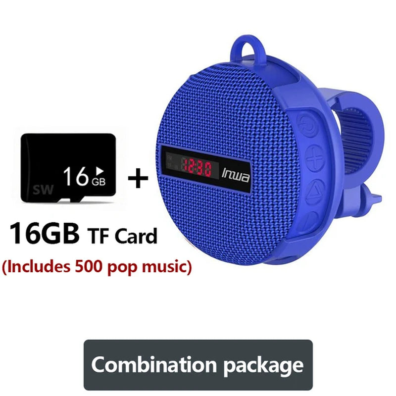 Enceinte Bluetooth Vélo Étanche avec Affichage LED & Basses Puissantes