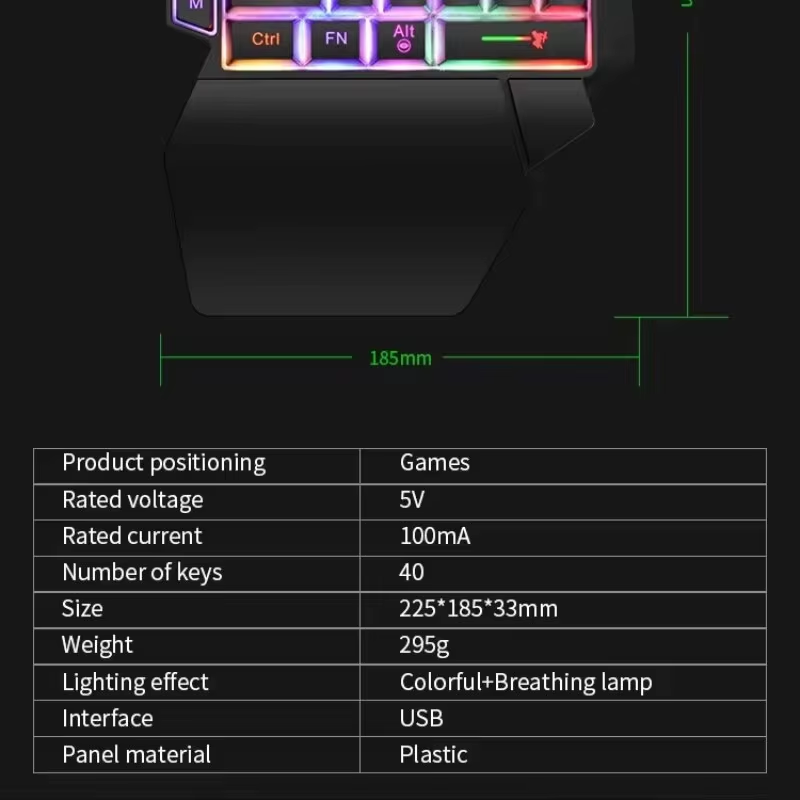 Clavier Mini Gaming Ultra-Slim 35 Touches