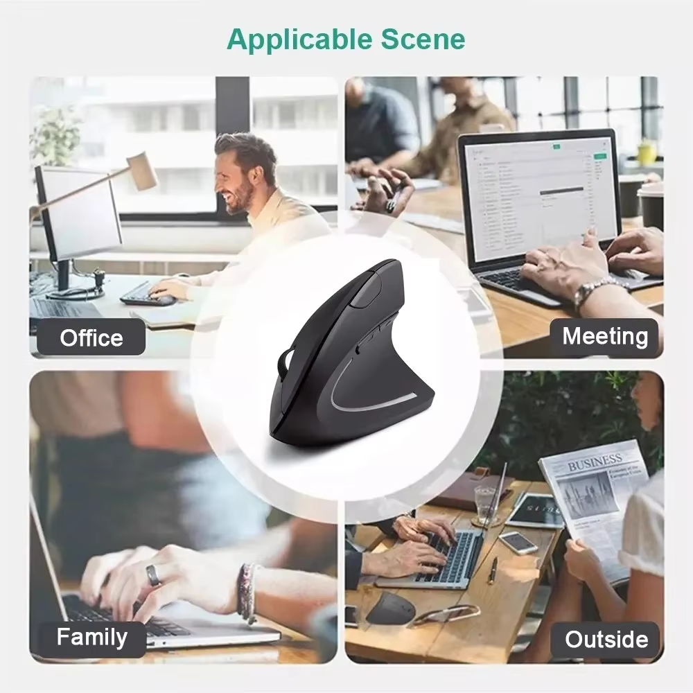Souris vertical ergonomique sans fil