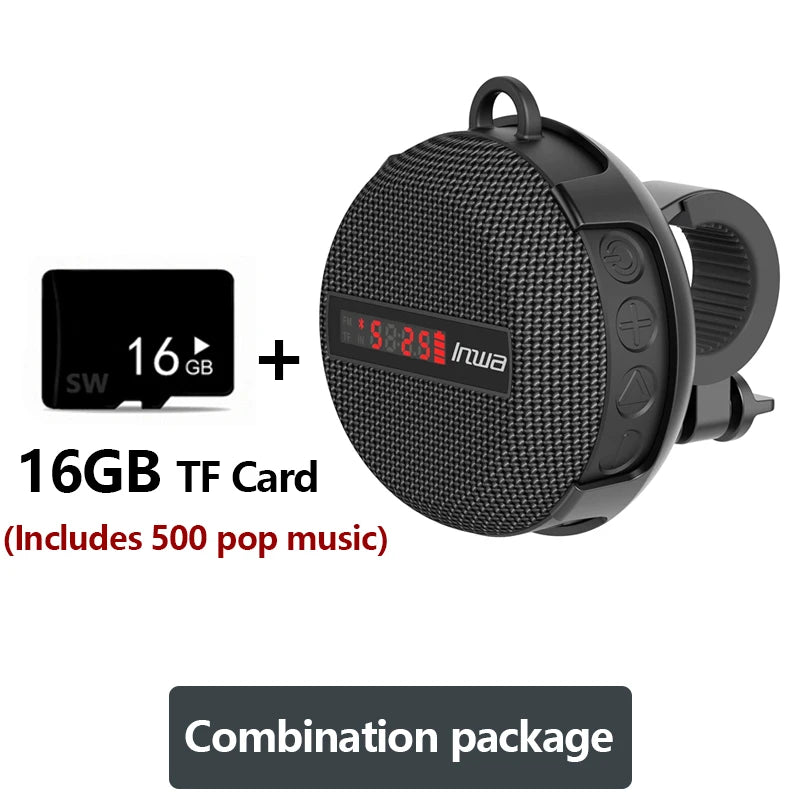 Enceinte Bluetooth Vélo Étanche avec Affichage LED & Basses Puissantes