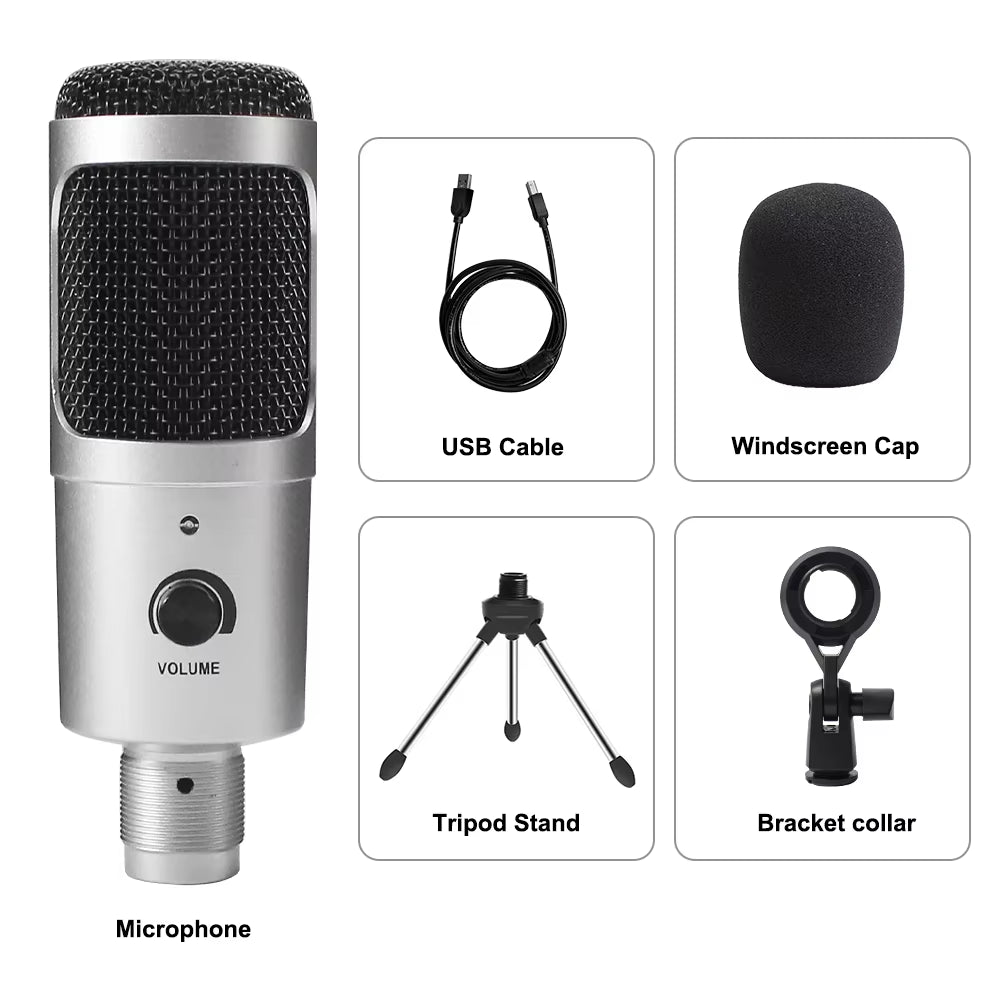 Microphone USB à condensateur D80