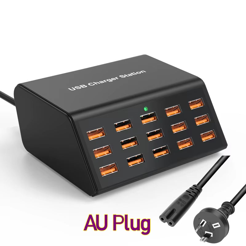 Chargeur USB Universel 15 Ports pour Bureau