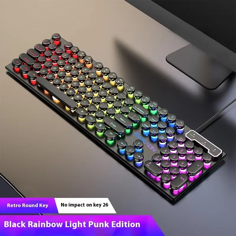 Clavier Gaming Mécanique Rétro