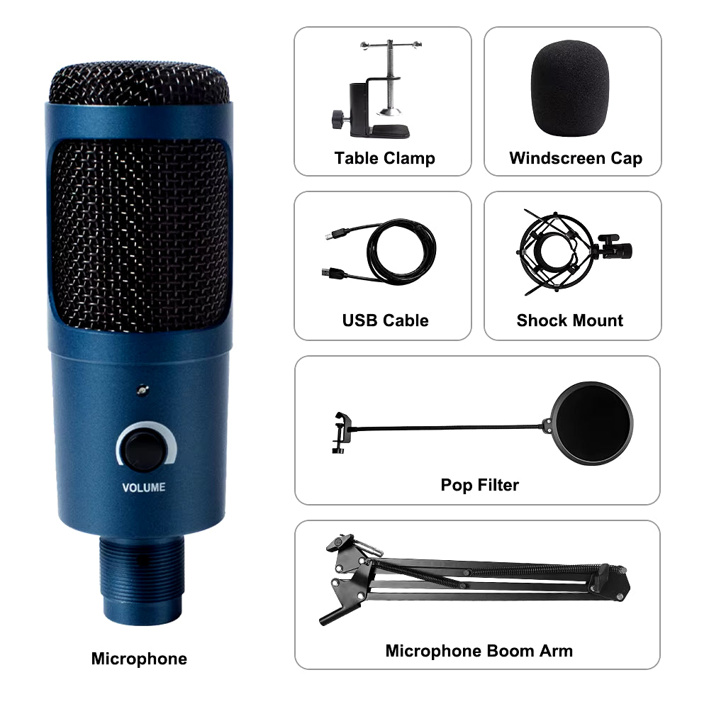 Microphone USB à condensateur D80