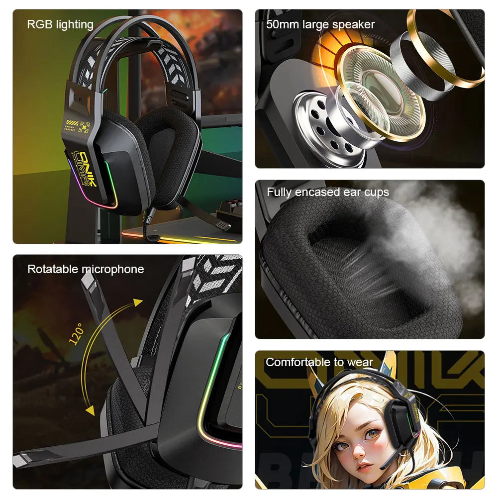 Casque Gaming avec Micro