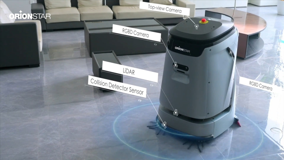 Série OrionStar CleaniBot – Robot de nettoyage commercial