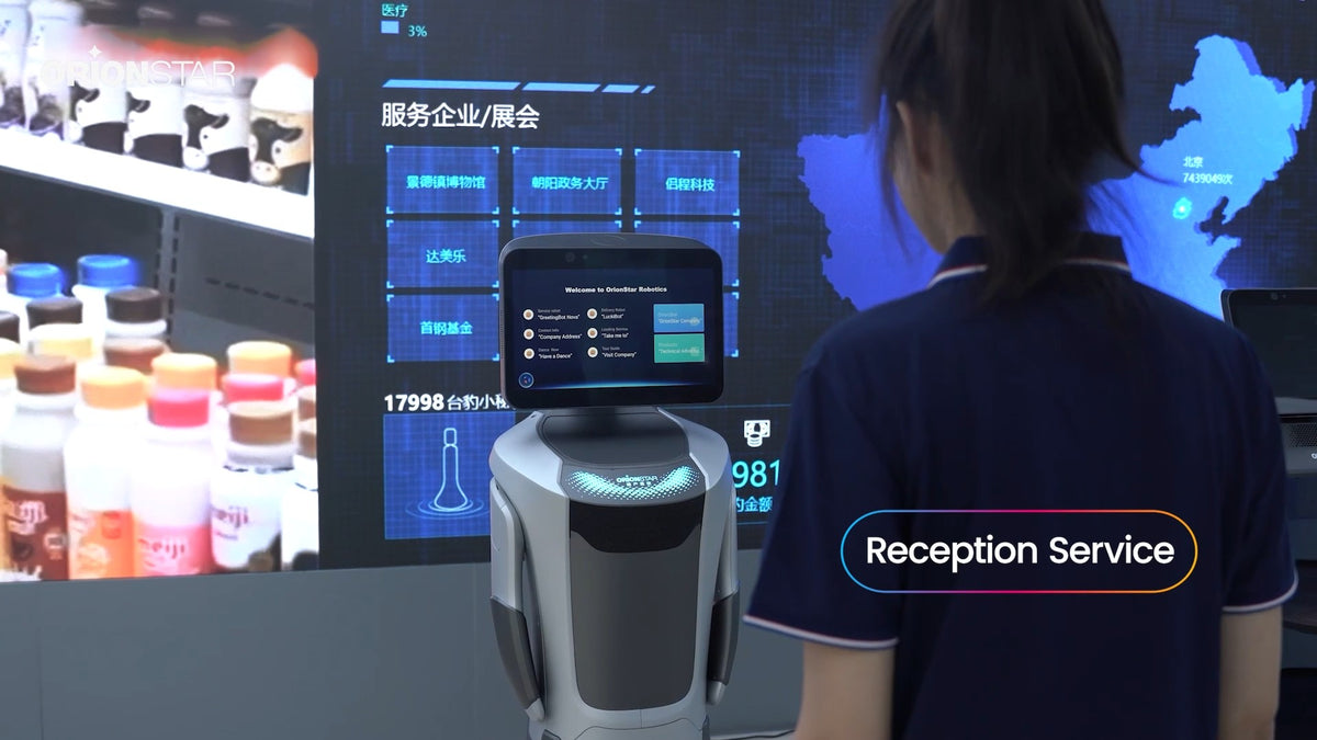 Série de robots d'accueil OrionStar – Robot de réception autonome basé sur l'IA