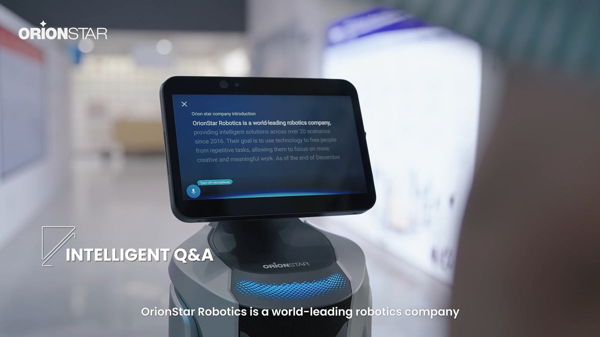 Série de robots d'accueil OrionStar – Robot de réception autonome basé sur l'IA