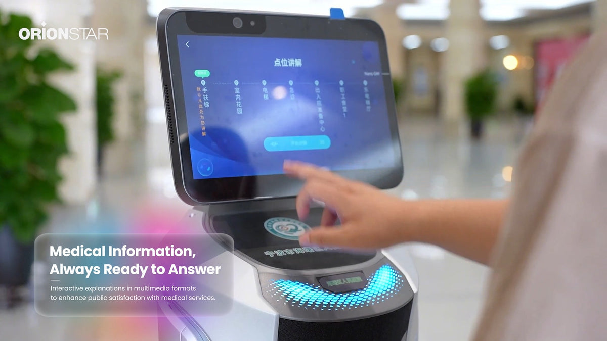 Série de robots d'accueil OrionStar – Robot de réception autonome basé sur l'IA