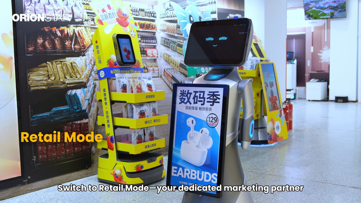 OrionStar GreetingBot Series – Autonomous AI Reception Robot