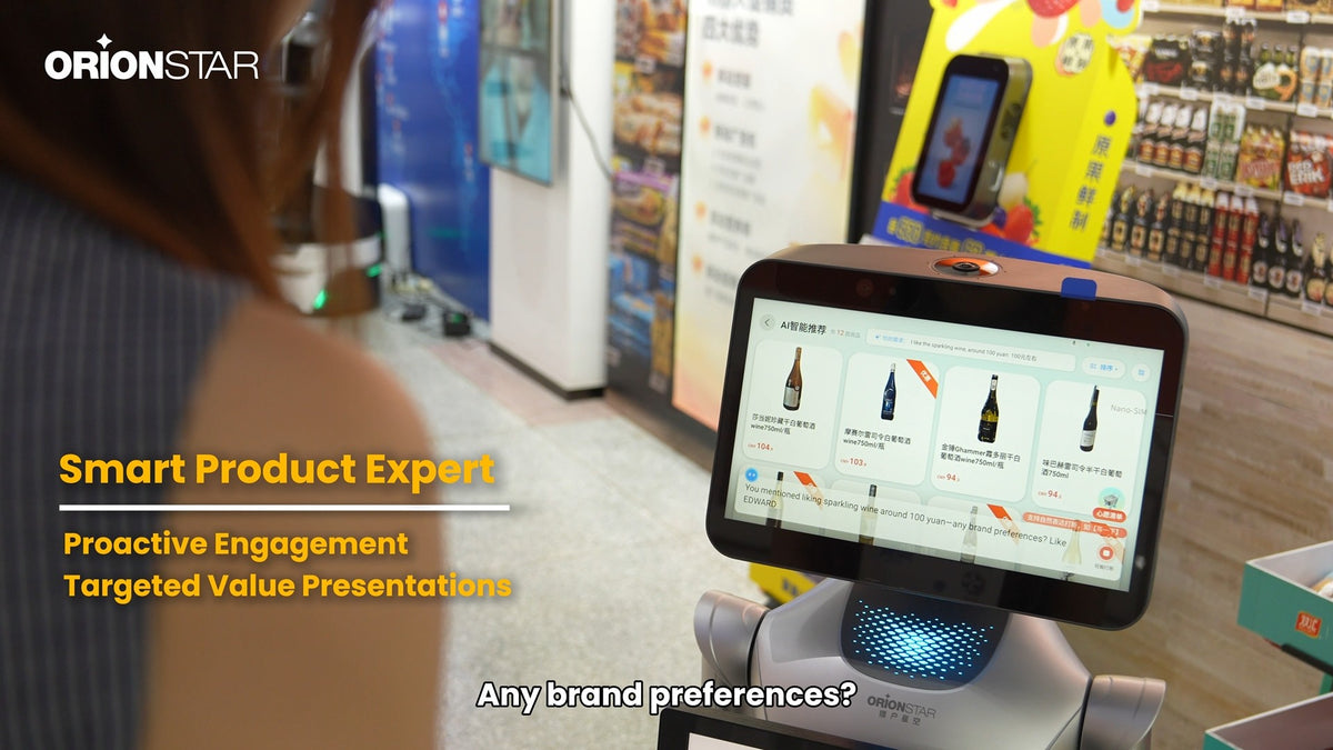 OrionStar GreetingBot Series – Autonomous AI Reception Robot