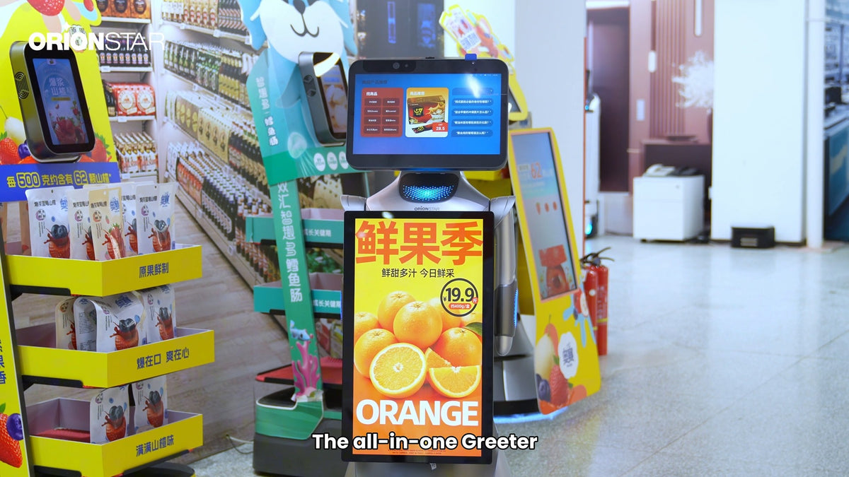 OrionStar GreetingBot Series – Autonomous AI Reception Robot