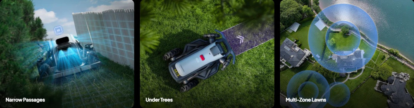 AIRSEEKERS TRON Series – AI Robotic Lawn Mowers
