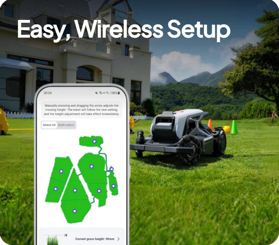 AIRSEEKERS TRON Series – AI Robotic Lawn Mowers
