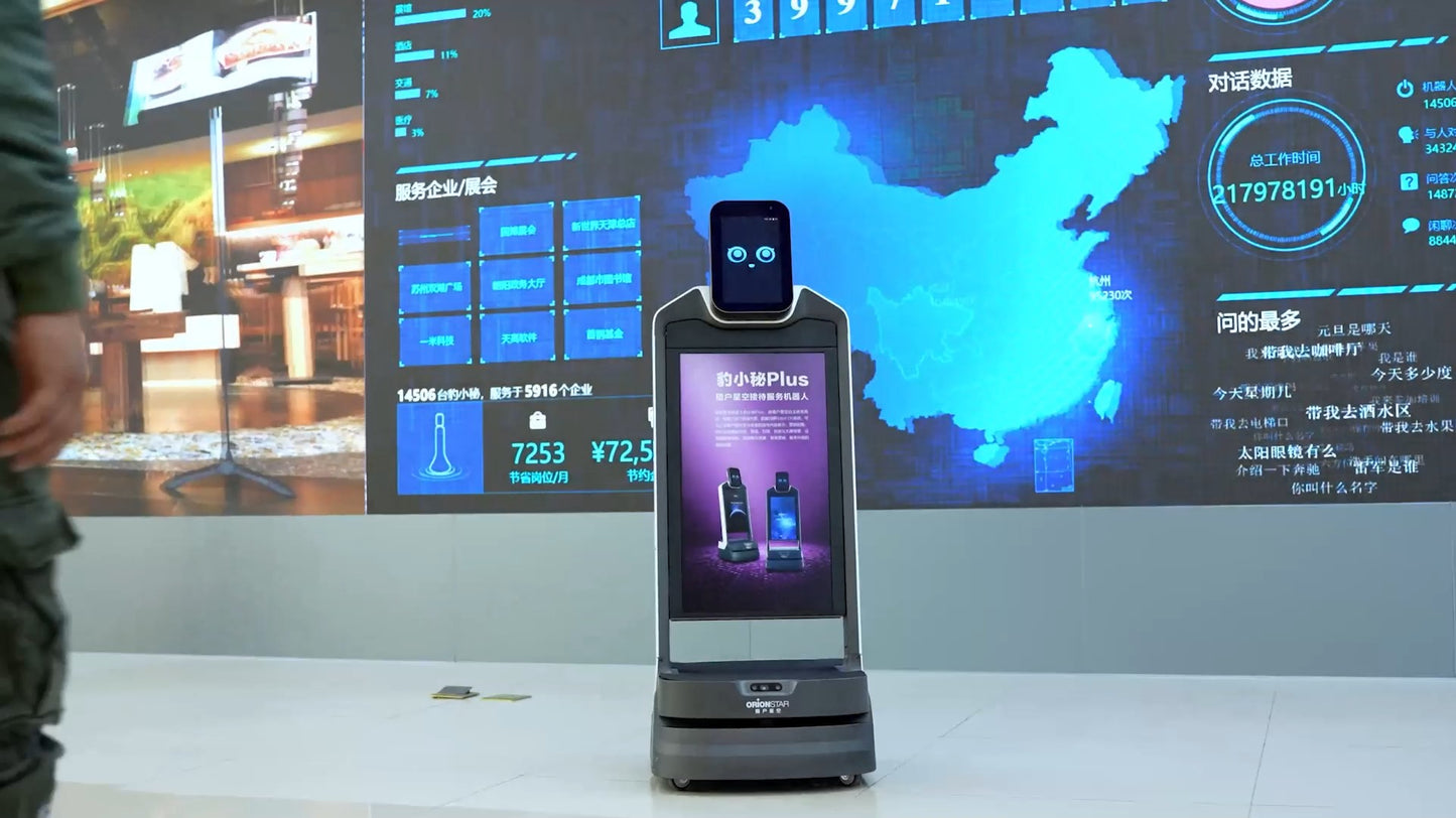 OrionStar LuckiBot Plus – AI Interactive Service Robot