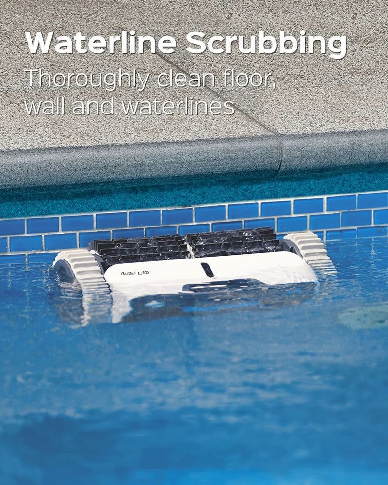 Robotic Swimming Pool Cleaner Wireless Automatic 3312 Pro Wifi App Control More Accurate Route Planning Select Cleanning Modes