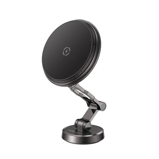 Support magnétique pliable avec charge sans fil