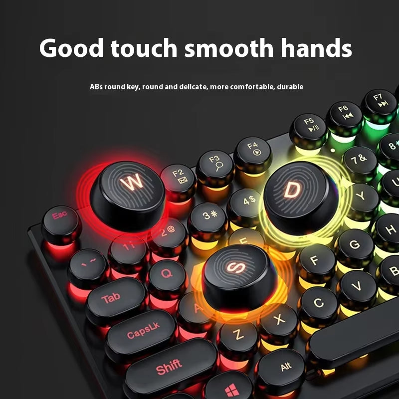 Clavier Gaming Mécanique Rétro