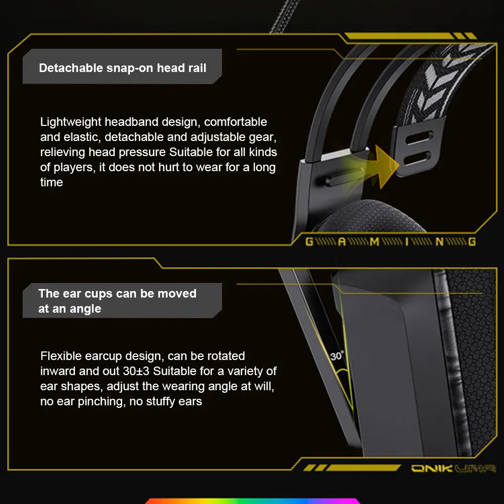 Casque Gaming avec Micro