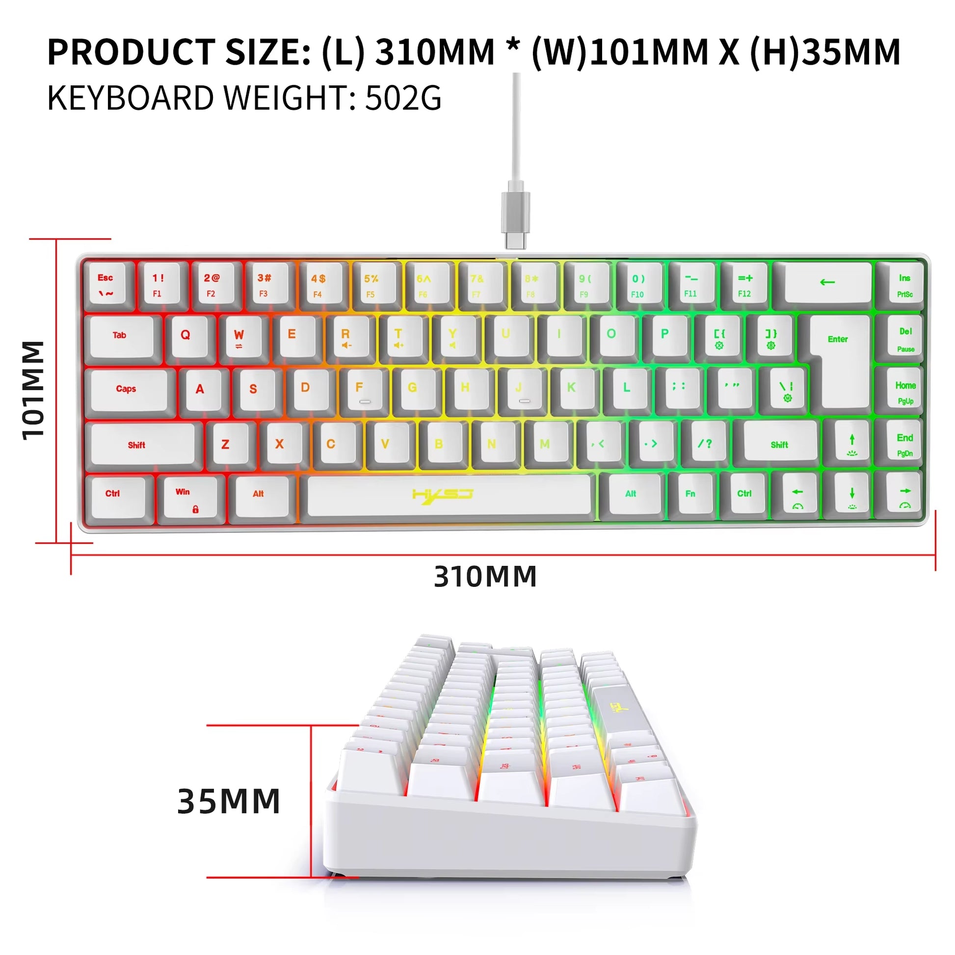 Clavier mécanique compact