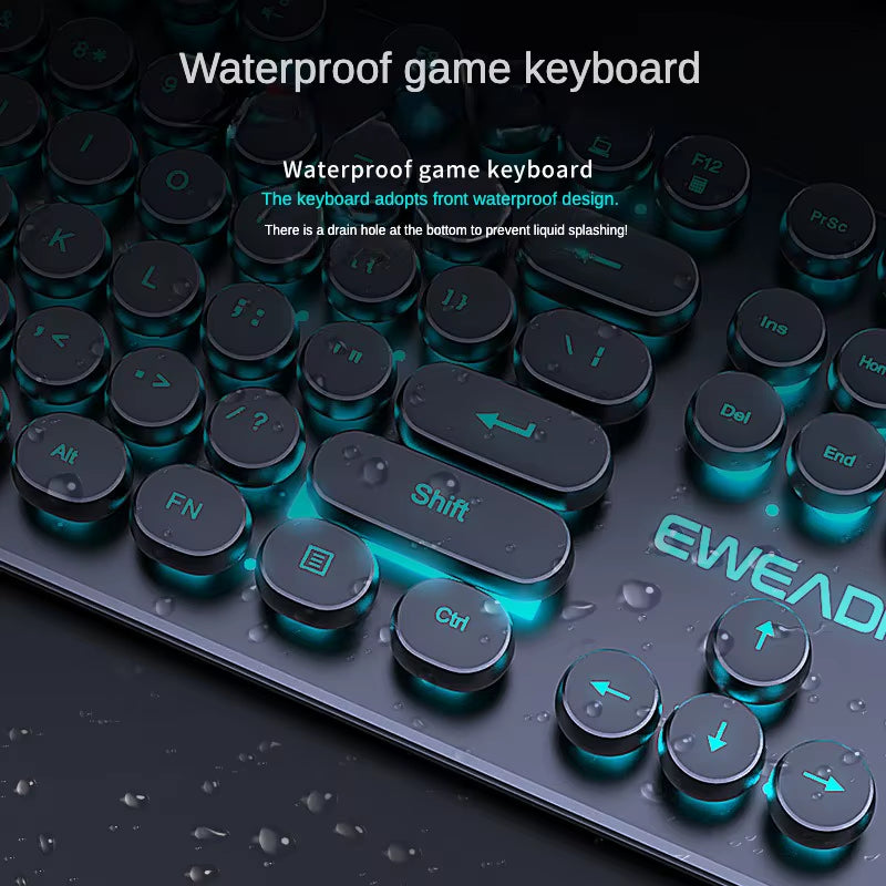 Clavier Gaming Mécanique Rétro